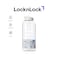 LocknLock 1.5L Chess Water Bottle - Clear PET with Non-Slip Grip and Durable Design