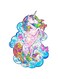 UNIDRAGON Wooden Puzzle Jigsaw, Inspiring Unicorn, Small, 103 Pieces, 7 by 9.5 Inches