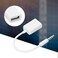 Ashata 3.5mm Male AUX Audio Plug, 3.5Mm Male Plug Jack To USB Female Aux Audio Cable Converter Adapter Cord, For CD Player, Computer, TV, Various Types Of Players, Mobile Phone, MP3, Etc