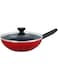 Prestige Classique Covered Wok, Red, 30 cm, PR20980