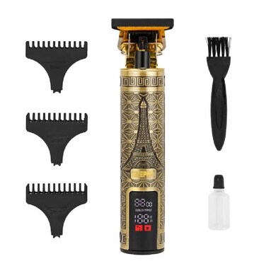 Geepas Professional Digital Hair Clipper, Hair Clipper with High Capacity Li-ion Battery and Fast Charging, Perfect For Home and Saloon Styling  2 Years Warranty