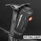 ROCKBROS Bike Handlebar Bag Front Frame Bag Bike Basket Storage Bag Bicycle Top Tube Bag Lightweight with Shoulder Straps for Road Mountain Bike Cycling Travel