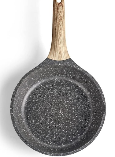 Nonstick Granite Frying Pan Skillet,8 Inch/20cm Non Stick Omelette Frying Pans , Omelet Egg Pan, Stone Cookware Chef's Pan,Bakelite Handle Compatible With Hot Plate, Halogen, Ceramic And Gas Stovetops Induction Compatible, PFOA Free&iuml;&frac14;&OElig;Dishwasher Safe (Gray, 8 Inch/20cm)