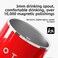 OTE 400ML Travel Coffee Mug Stainless Steel Vacuum Ice and Hot Drinks Insulated Tumbler for Home Office Outdoor Works (white)