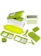 Dubai Gallery 11-Piece Fruit And Vegetable Chopper And Slicer Set Green AMZ-N14347677A