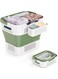 ANTOLE Foldable Laundry Basket Plastic 40L with Handle,Collapsible Bucket Laundry Hamper,Plastic Laundry Bin Container,Multi purpose Organizer Clothes Storage Washing Basket for Home