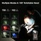 WUBEN X3 Mini Rechargeable Flashlight with Charging Base 180 Degree EDC Keychain Flashlight Twist Ip65 Waterproof Magnet Pocket Flashlight 10 Mode Type-C Lanyard for Camping, Outdoor,Inspection, Gift