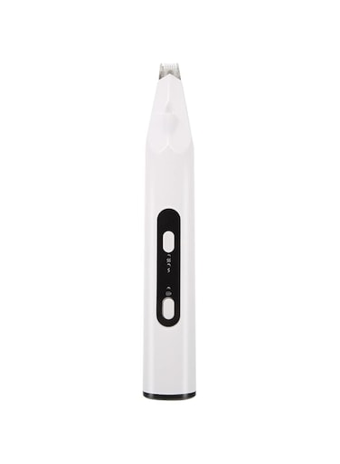 Joyzzz Electric Pet Hair Trimmer, Electric Hair Scissors with Pet Moss Lamp, Cordless Pet Hair Grooming Kit, Electric Pet Grooming Comb Beauty Kits, Beauty Scissors Cosmetic Plastic (White)