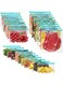 30 Pcs Food Storage Bags -Fridge Storage and Organization- Fridge Reusable Bags- Standup Reusable Snack Bags -Zip Lock Bag- Sandwich Bags For Kitchen- Lunch And Fridge Organization(Small,Med,Large)