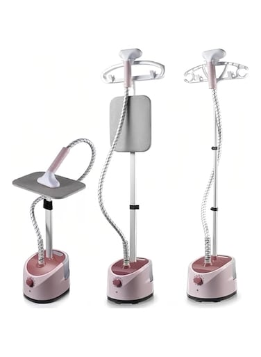 2000W Vertical Clothes Garment Steamer, Height Adjustable Steamer Built-in Ironing Board, 40 Second Heating Household ＆ Commercial Steam Irons
