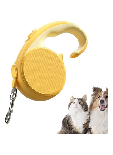 Large Dog Cable   Retractable Dog Cord 16.4 Ft   Strong Dog Tether   Dog Cord Retractable   Comfortable Walking With Dogs