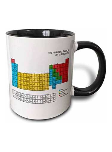 Two Tone Black Mug Multicolour