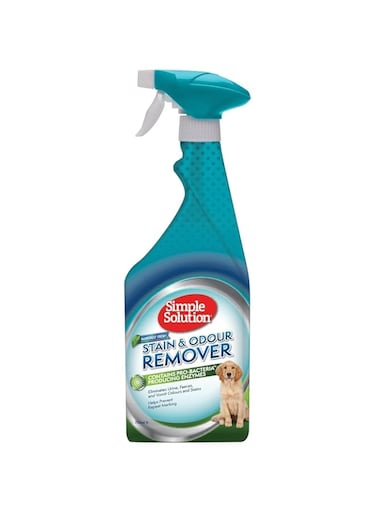 Simple Solution Dog Stain And Odour Remover Rainforest Fresh, Clear White, 750 ml
