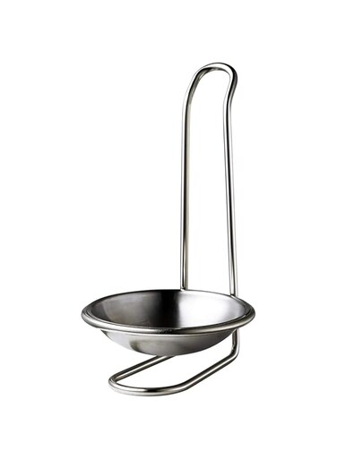 My- Stylo Collection Spoon Rest, Product Size: Height: 17 cm Diameter: 10 cm, Materials: Bowl: Stainless Steel, Wire: Steel, Nickel-Plated