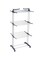 Silk Route Multi-Layer Drying Rack with Wheels, Blue/Grey