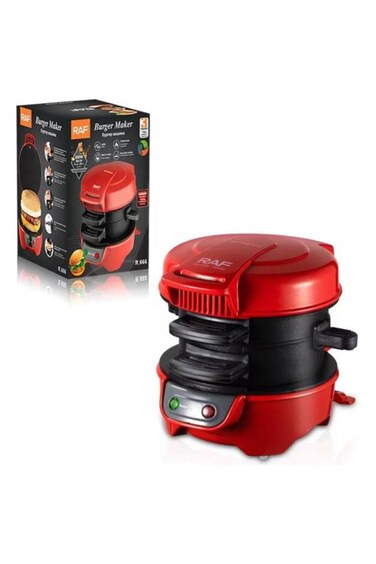 Sandwich Maker,Burger.Electric Panini Press with Egg Cooker Ring,Non-Stick Coated Plates,Aluminum