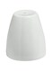 BARALEE PORCELIAN CERAMIC SIMPLE PLUS WHITE PEPPER SHAKER, 091903A, (3 HOLES), PACK OF 6, Spice Dispenser, Spice Shakers, Salt &amp; Pepper Shakers