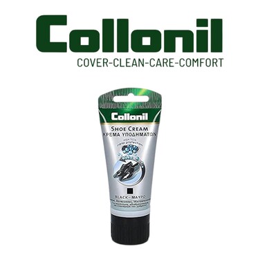 Collonil Shoe Cream Tube &ndash; Black 50ml &ndash; Nourishes, Cleans &amp; Restores Smooth Leather