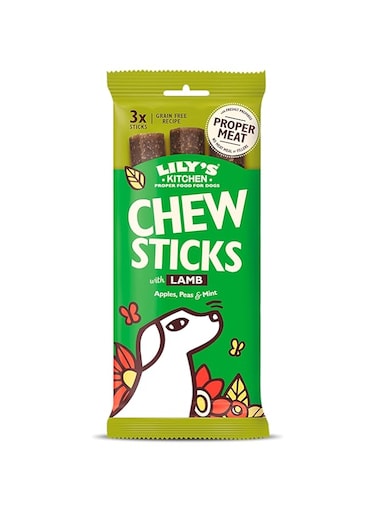 LILY'S KITCHEN Dog Chew Sticks w/ Lamb Treats (120g)