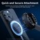 ULANZI 61 Magnetic Selfie Stick Phone Tripod with Wireless Remote, Extendable Cell Phone Tripod Stand Compatible with MagSafe Cellphone Tripod for iPhone 15 14 13 12 Series and Android Phones