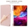 ZOOMEE Case for Galaxy Tab A9 9.7 inch 2023, Slim Stand Protective Smart Cover with Hard PC Translucent Back Shell for Tab A9 Tablet, Auto Wake/Sleep, Pink