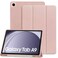 ZOOMEE Case for Galaxy Tab A9 9.7 inch 2023, Slim Stand Protective Smart Cover with Hard PC Translucent Back Shell for Tab A9 Tablet, Auto Wake/Sleep, Pink