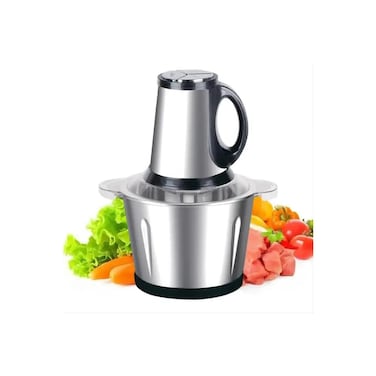 Stainless Steel Electric Chopper Meat Grinder Mincer Food Processor - 3L
