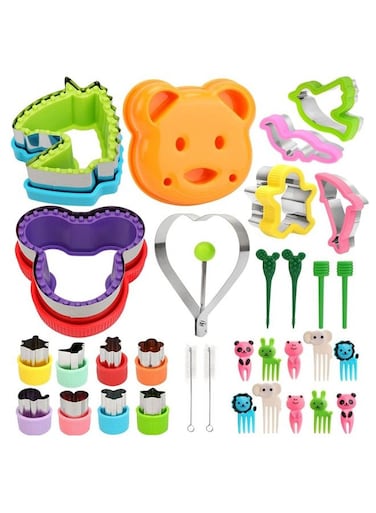 Cartoon Sandwich Mold Set Stainless Steel Sandwiches Cutter Set DIY Cookie Cutters Gift for Kids Boys Girls
