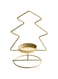 Metal Tealight Candle Holder Set - Elegant Home Decor Accessories for Home and Office, Comes with Complimentary Tea Lights (Tree)