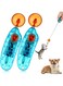 Azonee Cat Training Clicker Kit, 2 Pcs Dog Training Clickers Pet Training Clicker with Retractable Target Stick, Positive Behavior Reinforcer for Cats Dog Pets, New Puppy Essentials, Dog Whistle