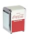 Tablecraft CC381 Coca-Cola Napkin Dispenser, Half, Red, Stainless Steel