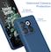 Muzz Oneplus 10T / Oneplus Ace Pro Case, Soft TPU Bumper, Anti-Fingerprints, Raised Edges, Blue