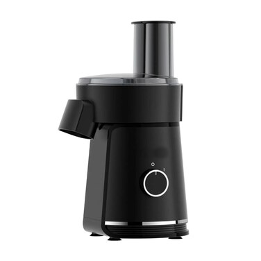 6 in 1 Electric Salad Maker, Black, 200W Food Processor with Slicing Shredding Chopping, 900ml Capacity, 6 Stainless Steel Blades, One-Knob Control, Safety Lock, Anti-Slip Base