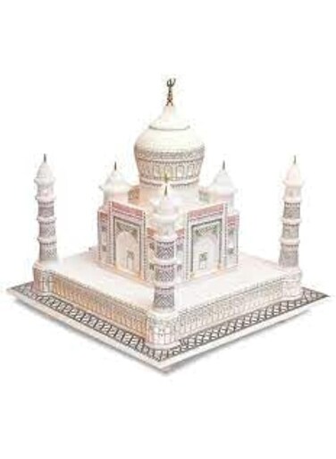 StonKraft - White Marble Agra Taj Mahal Tajmahal for home decor/Decoration (6 Inches)