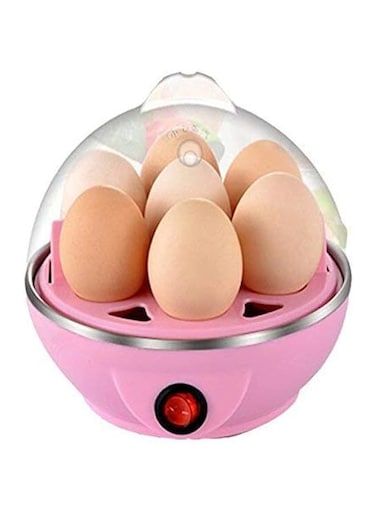 Egg Boiler/Egg Poacher/7 Egg Cooker/Electric Egg Steamer/Home Machine Egg Boiler with Egg Tray (Multicolor)