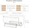 Transparent Wine Rack Stackable Bottle Holder for Refrigerator Beverage Storage and Organization at Home - Pack of 1 (2 Link)