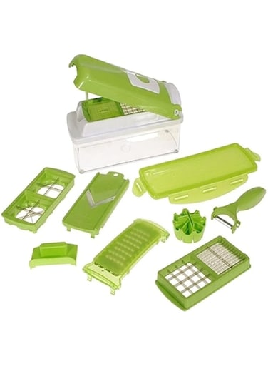 Dubai Gallery Vegetable Cutter Set Green/White
