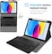 Keyboard Case for iPad 10th Generation, 2022 iPad 10.9 inch Case with Magnetically Detachable Wireless Keyboard for iPad 10th Gen A2696 A2757 A2777 -Black