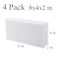 CRAFT MAGIC 4-Pack Polystyrene Foam Blocks &ndash; 8x4x2 Inch Craft Bricks for Sculpting, Flower Arrangements, Modelling, and DIY Projects at School or Home.