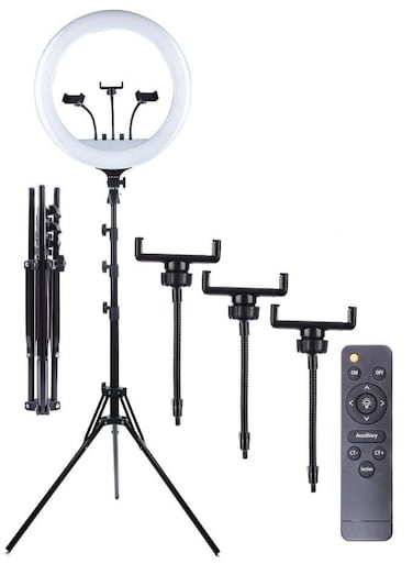 LED Ring Light Kit for YouTube, TikTok, Live Streaming and Selfies
