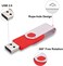 OLIGE 5 X 32GB USB Flash Drive, OLIGE USB Swivel Thumb Drives Bulk Storage Memory Stick LED Indicator, Yellow/Red/Purple/White/Black (5PCS Mix Color, 32GB)
