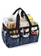 Craft Organizer Tote Bag, Art Caddy Organizer with Handles,Multi-Functional Craft Caddy for Sewing &amp; Scrapbooking Supplies,Travel Art Box with Handle.JOSIVIKY (Blue)