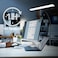 Desk Light with Remote Controller, Dimmable 160 LED Desk Lamps for Home Office, Reading Lamp Clip on Table for Workbench, Drafting, Nail Tech, Sewing, Puzzle, Drawing