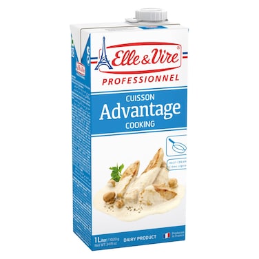 Elle &amp; Vire UHT Cream Low Fat, 1L