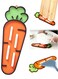 Silicone Pot Lid Holder &amp; Spoon Rest for Kitchen Carrot Shape Non-Slip Mat Dish Multi-Functional Kitchen Counter Tops Drying Mat Kitchen Counter Accessory for Storage Spatula, Pot Lid, Cutting Board, Soap (Orange)