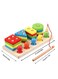 Magnet Fishing Game Wood Fishing Toy Wood Shape Sorter Stacker Toddlers Puzzles Toy Wood Toy For Toddlers Fishing Game