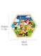 Large Piece Puzzles for Kids Children Wooden Puzzle 50 Pieces Educational Cartoon Puzzle Game Kids Toys Build A House