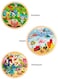 Large Piece Puzzles for Kids Children Wooden Puzzle 50 Pieces Educational Cartoon Puzzle Game Kids Toys Build A House