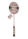 Whizz Badminton Racket S520 &ndash; Lightweight Full Carbon Fiber Frame, 4U (80-85g), Pre-Tensioned at 22lbs &ndash; Ideal for Intermediate &amp; Competitive Players, Pink