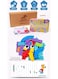 Montessori Educational Toys, Learn Sorting and Stacking Toy for Toddlers, Boys and Girls, 36 Pieces of Geometric Shapes and 60 Design Cards, Style C